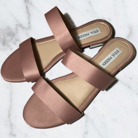 Steve Madden Shoes - Steve Madden Blush Rose Gold Shirley Sandals